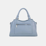 David Jones PU Leather Handbag Sleek Durable Everyday Tote