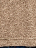 Zenana Brushed Melange Hacci Cropped Sweater Soft And Cozy