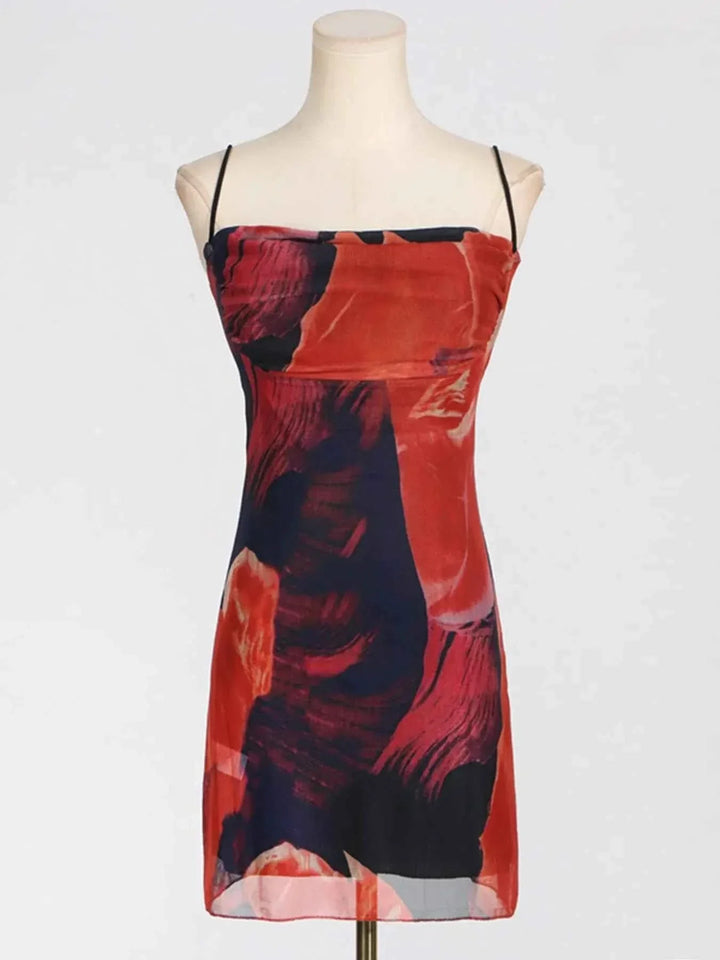 Stylish Cowl Neck Cami : Mini Dress