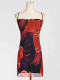 Stylish Cowl Neck Cami : Mini Dress