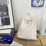Elegant Leather Backpack Bag : With Fancy Zipper