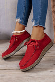 Coffee Suede Lace Up Casual Shoes For Everyday Style