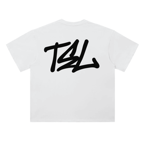White Graffiti Tee