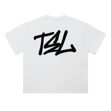 White Graffiti Tee