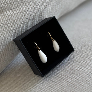 Olive Hoop Earrings