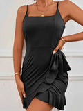 Tie Detail Wrap : Cami Mini Dress
