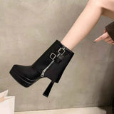 Elegant Point Toe : High Heels Boots