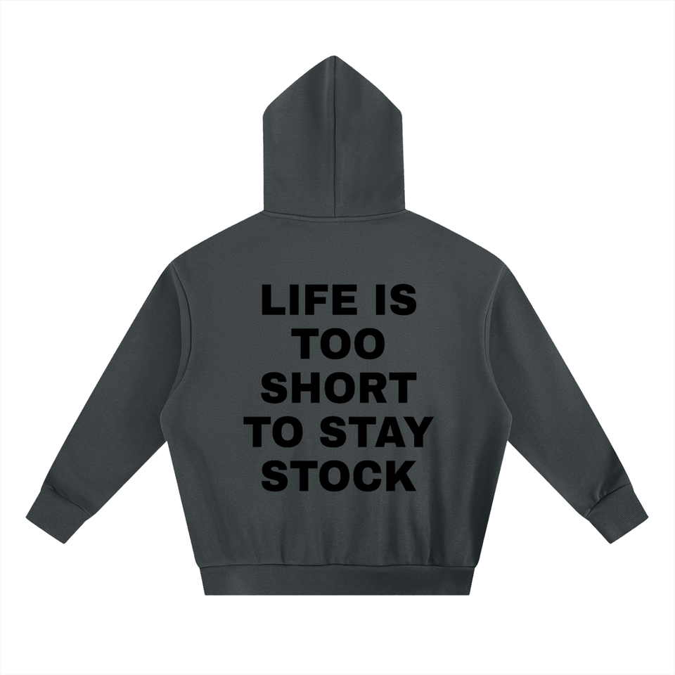 Blocky Life Is Short Hoodie