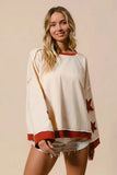 BiBi French Terry Patch Detail Sweatshirt With Red Stars