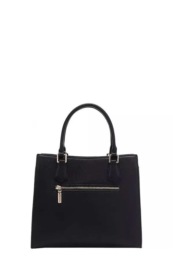 Nicole Lee USA Structured Tote Bag Monogram Print Pattern