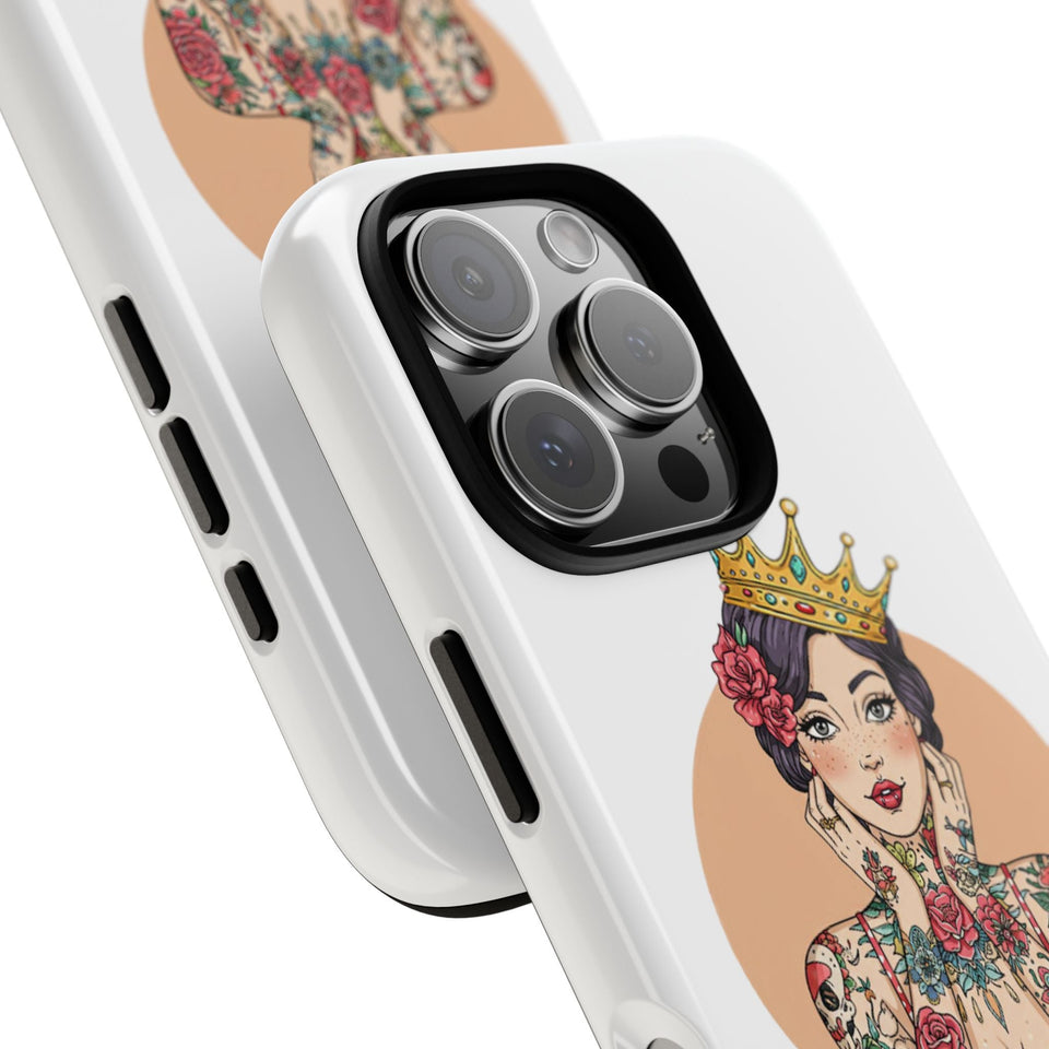 My Crown Never Falls Tattooed Girl Tough Phone Case