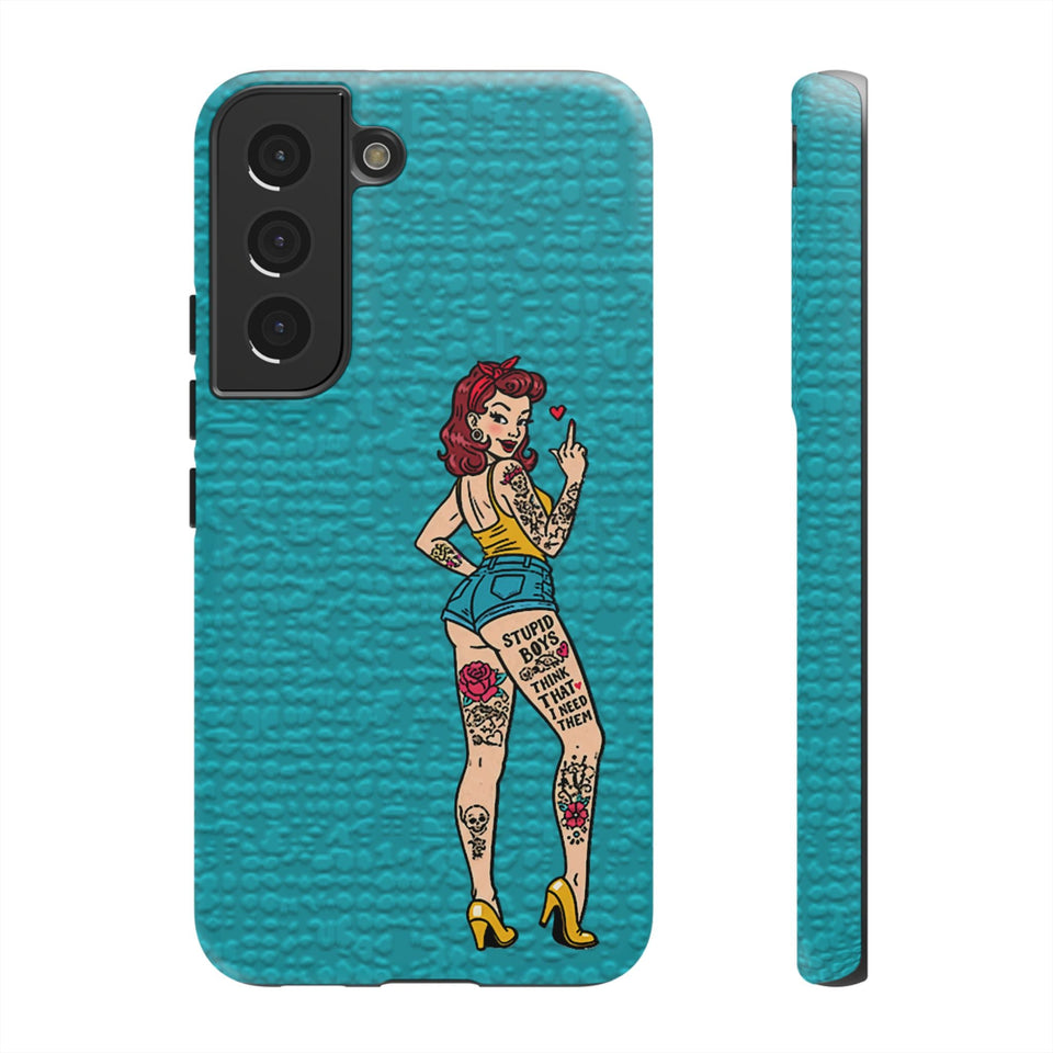 Stupid Boys Tough Phone Case