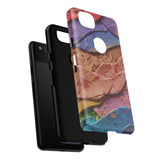Abstract Painted Lace Tough Phone Case
