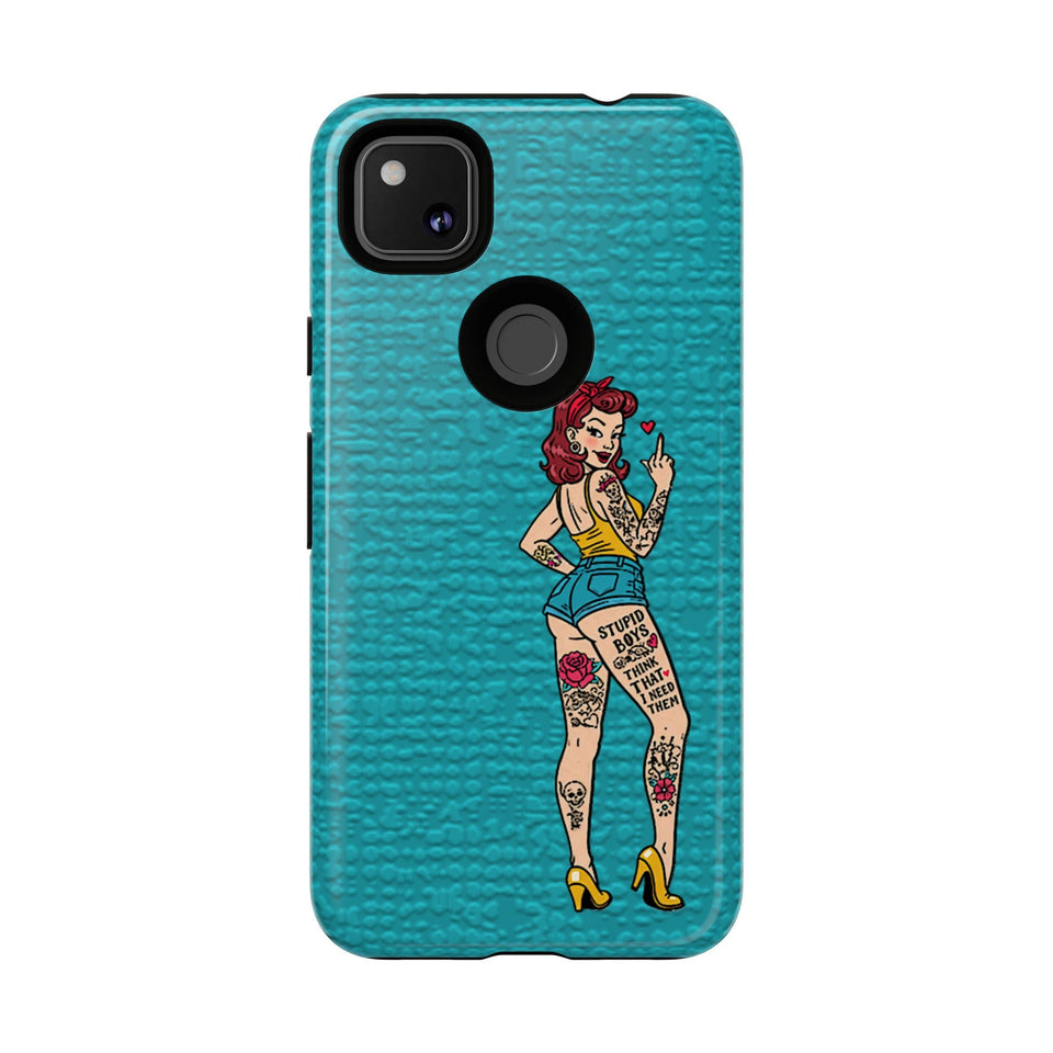 Stupid Boys Tough Phone Case