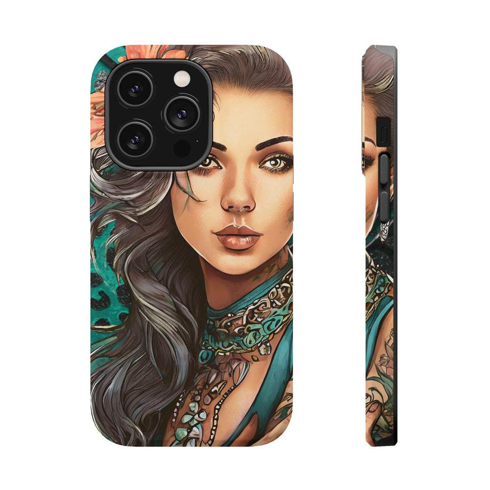 Vibrant Beauty Magnetic Tough Phone Case