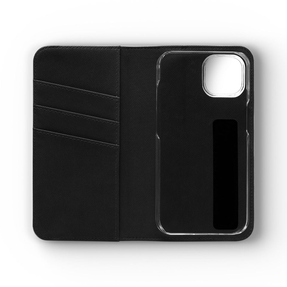 Sugar Skull Flip Wallet Phone Case