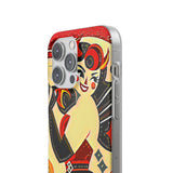 Red & Black Female Devil Flexi Phone Case
