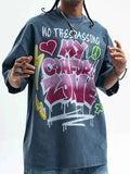 Stylish Men's Graphic Tee, Comfortable Half Sleeve T-Shirt for Men