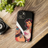 Vintage Tattoo Beauty Tough Phone Case