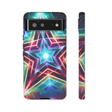 Neon Light Stars Tough Phone Case