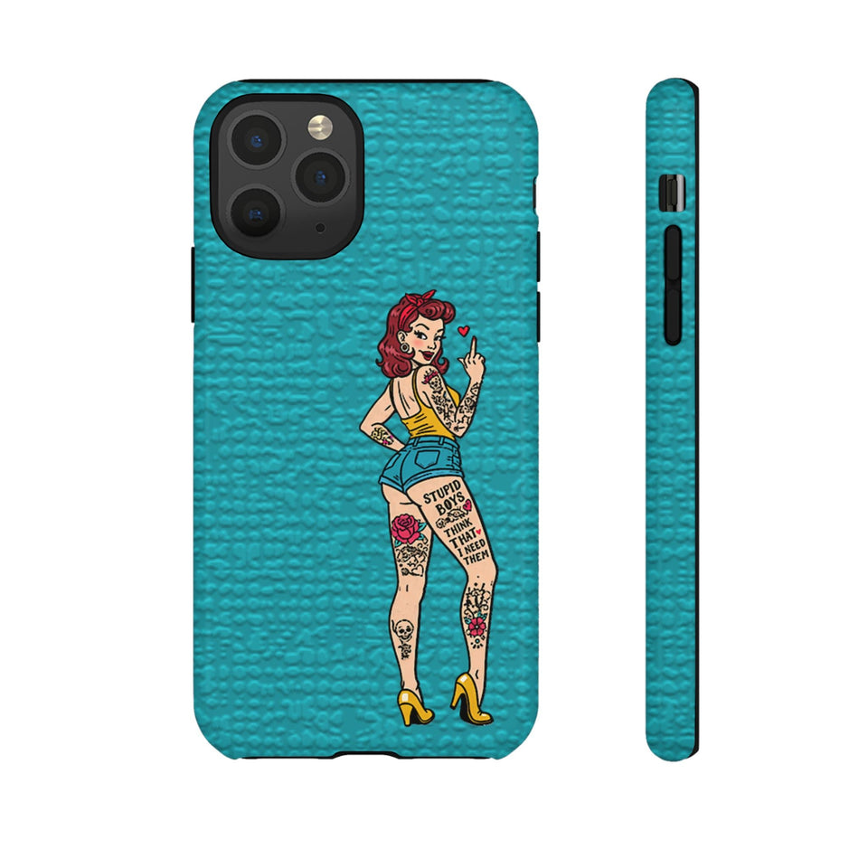 Stupid Boys Tough Phone Case