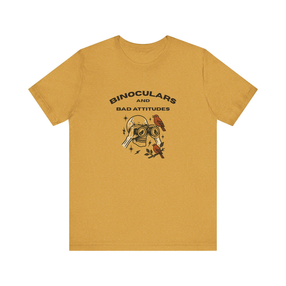 Bird Watching Is Hardcore T-Shirt | Funny Punk Birder Shirt for Misfits & Field Freaks