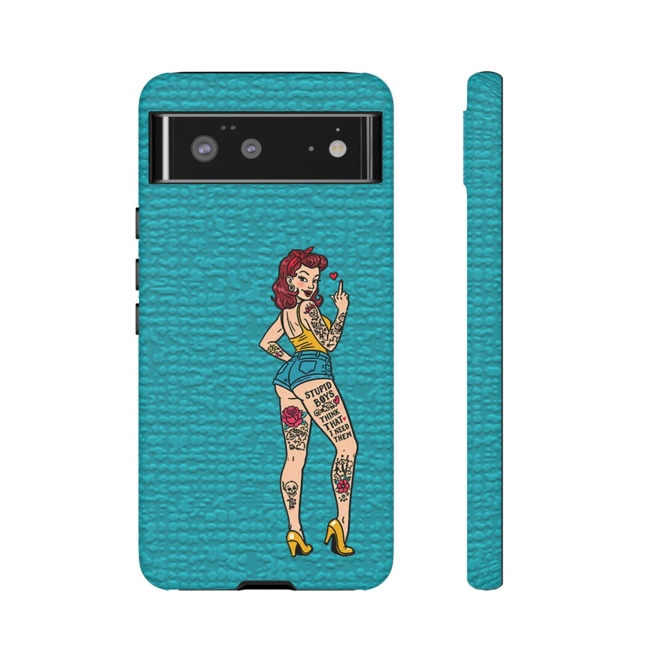 Stupid Boys Tough Phone Case