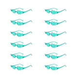 12 PCS Flame Shaped Sunglasses - Wear with style