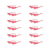 12 PCS Flame Shaped Sunglasses - Wear with style