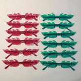 12 PCS Flame Shaped Sunglasses - Wear with style