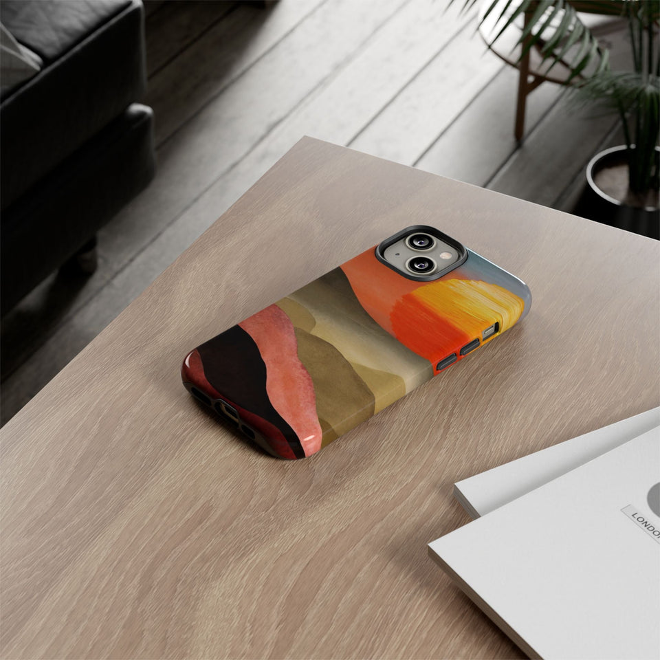 Artistic Sunset Tough Phone Case
