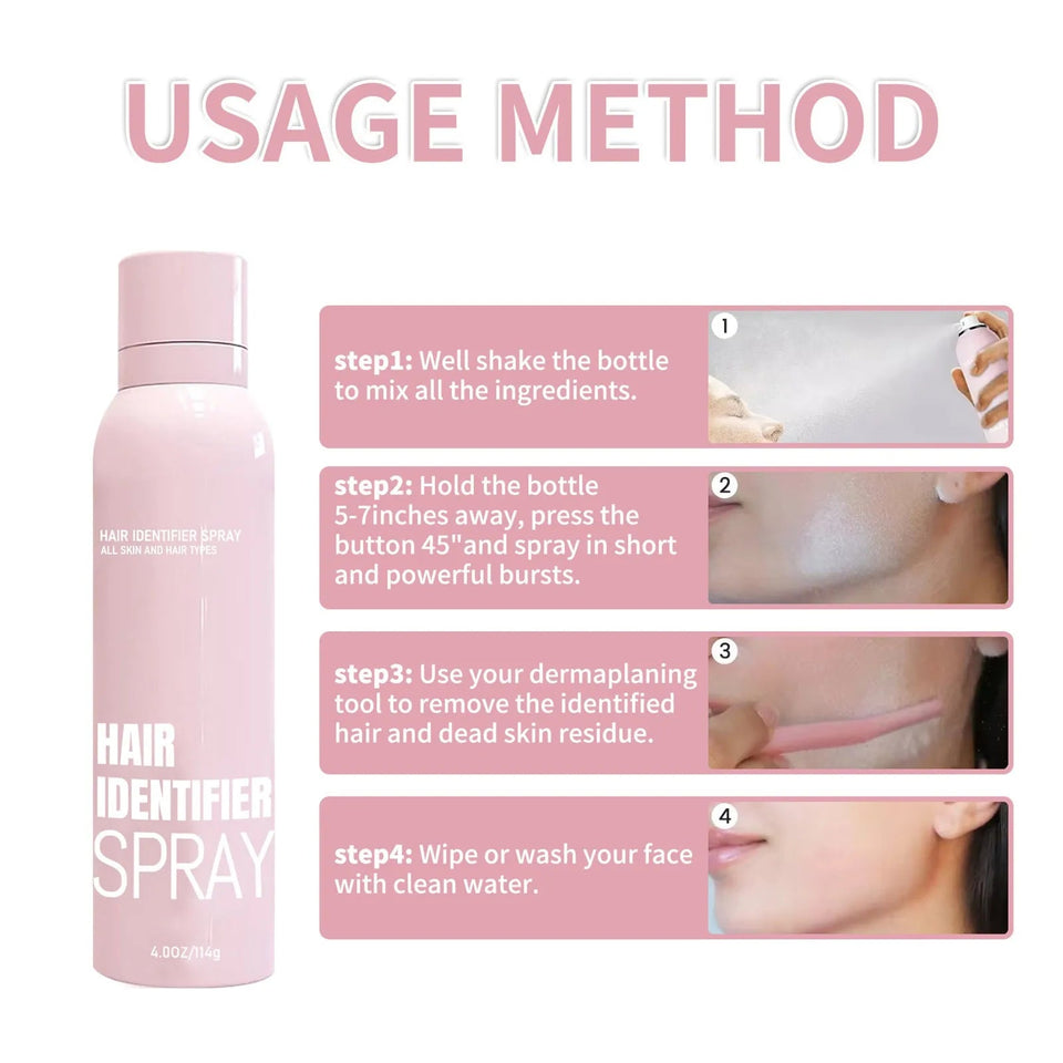 1/2/3 PCS Hair Identifier Spray For Face,to Show Facial Hair - Wear with style