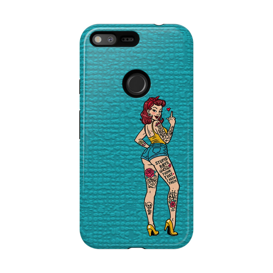 Stupid Boys Tough Phone Case