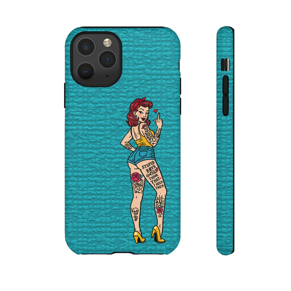 Stupid Boys Tough Phone Case