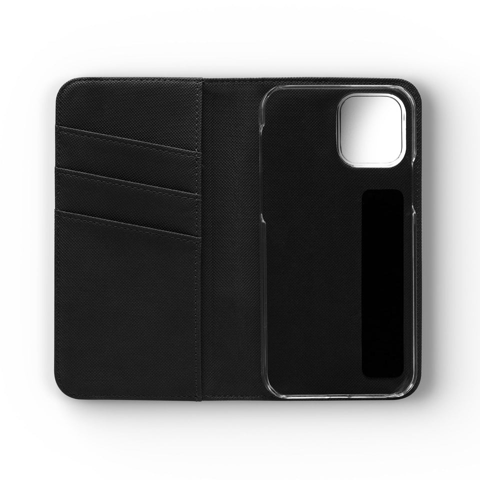 Sugar Skull Flip Wallet Phone Case