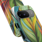 Vibrant Tropical Leaf Tough Phone Case