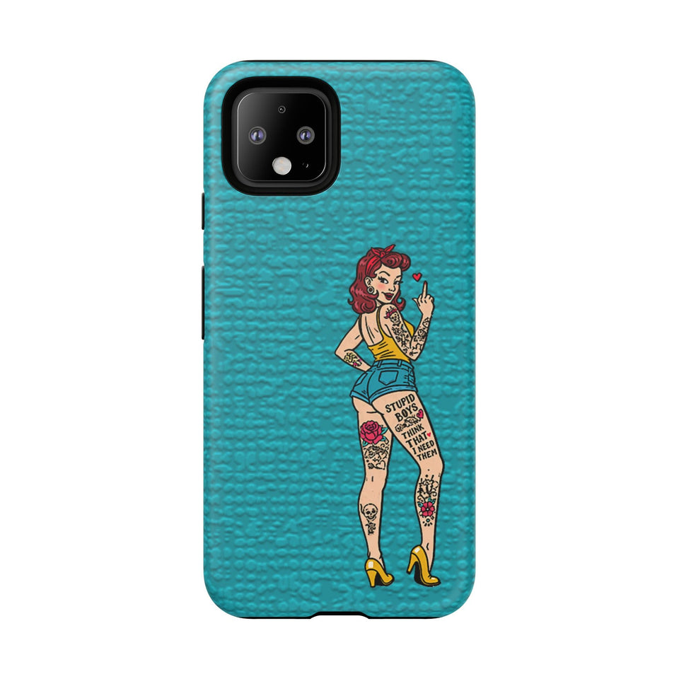 Stupid Boys Tough Phone Case