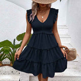 Stylish Euro-Egypt Sleeveless Dress