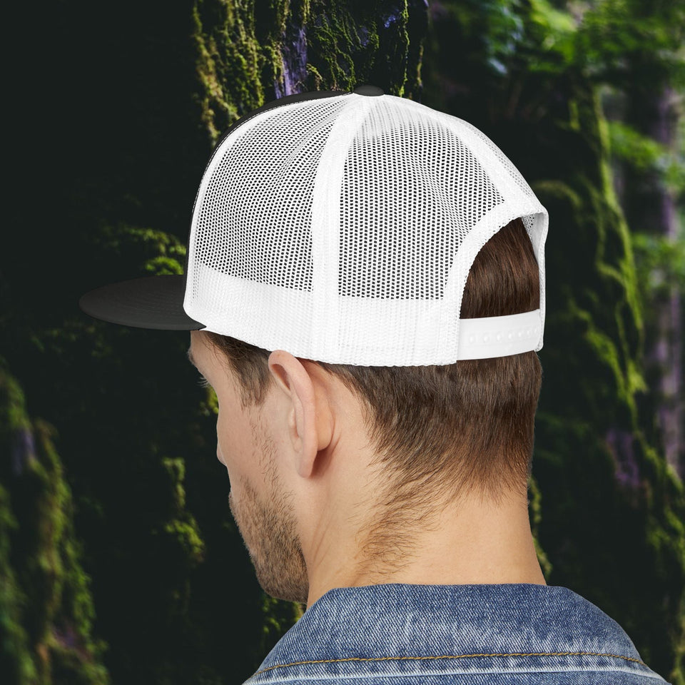 Iron Pines Trucker Hat – “Live Loud. Be Inconvenient.” Brass Knuckle Edition