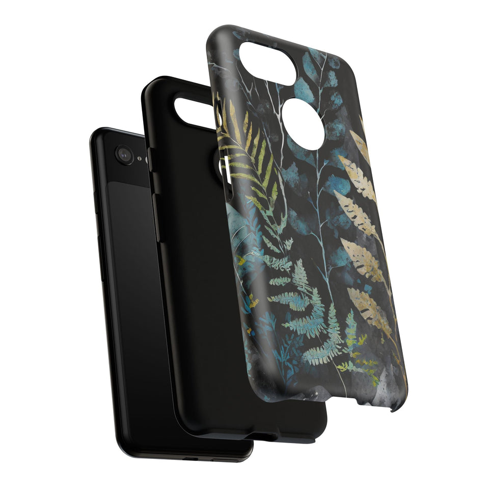 Dark Floral Tough Phone Case