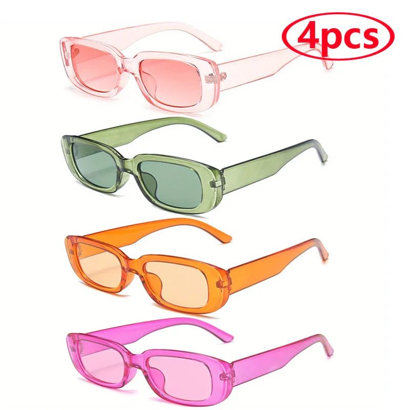 13pcs Small Square Retro Sunglasses - Wear with style