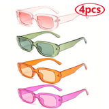 13pcs Small Square Retro Sunglasses - Wear with style