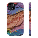Abstract Painted Lace Tough Phone Case