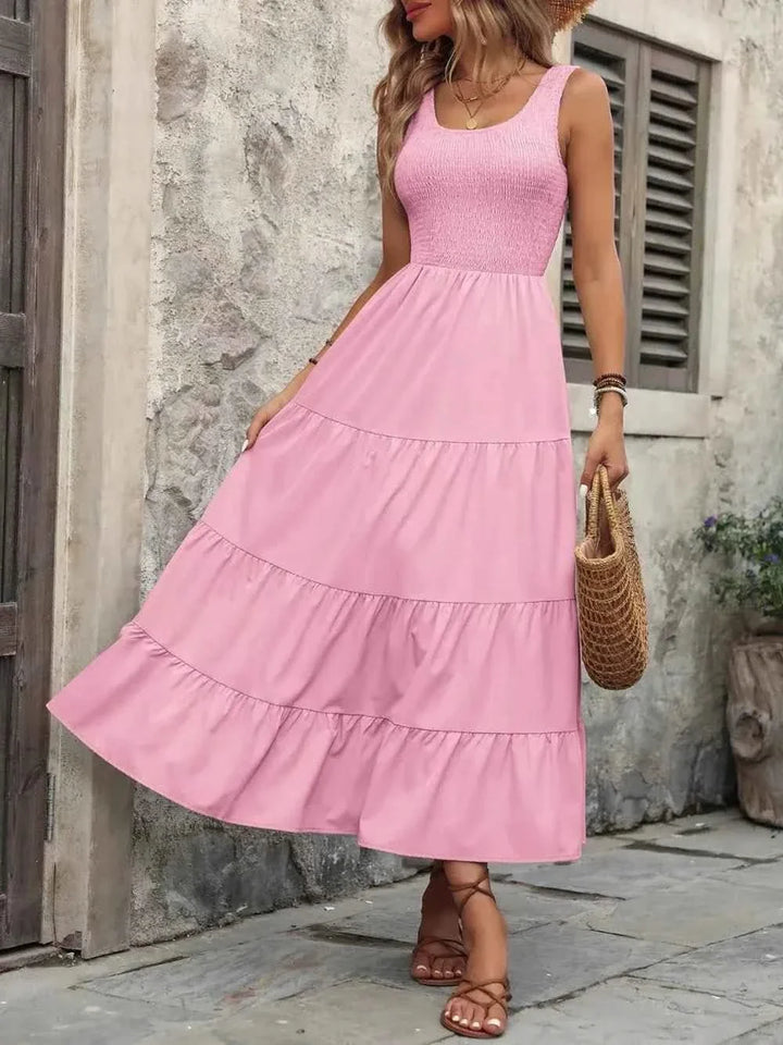 Ivy Lane Smocked Tank Dress - Sleeveless Charm