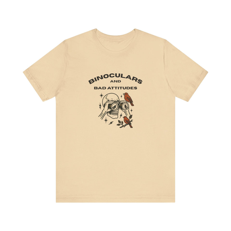 Bird Watching Is Hardcore T-Shirt | Funny Punk Birder Shirt for Misfits & Field Freaks