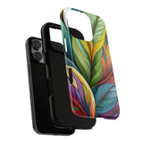 Vibrant Tropical Leaf Tough Phone Case