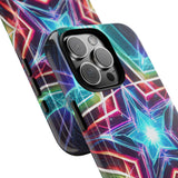 Neon Light Stars Tough Phone Case