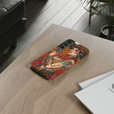 Vintage Western Tough Phone Case with Outlaw Design