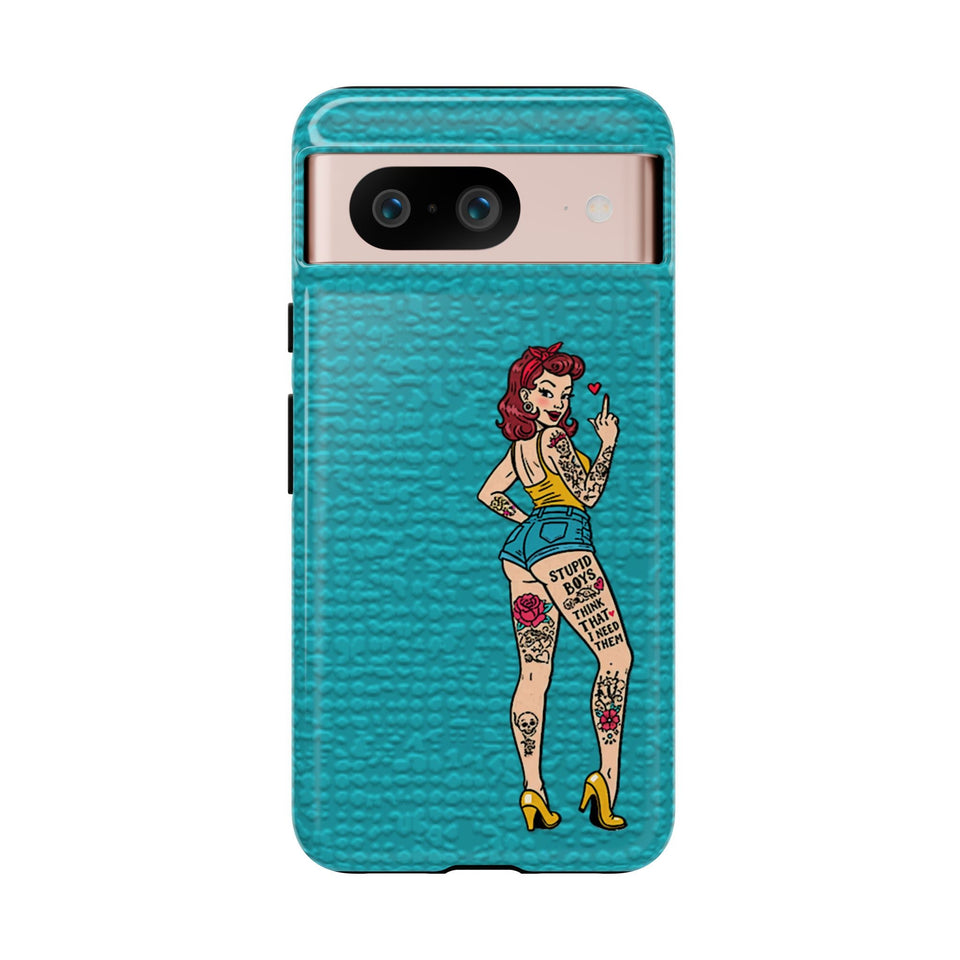 Stupid Boys Tough Phone Case