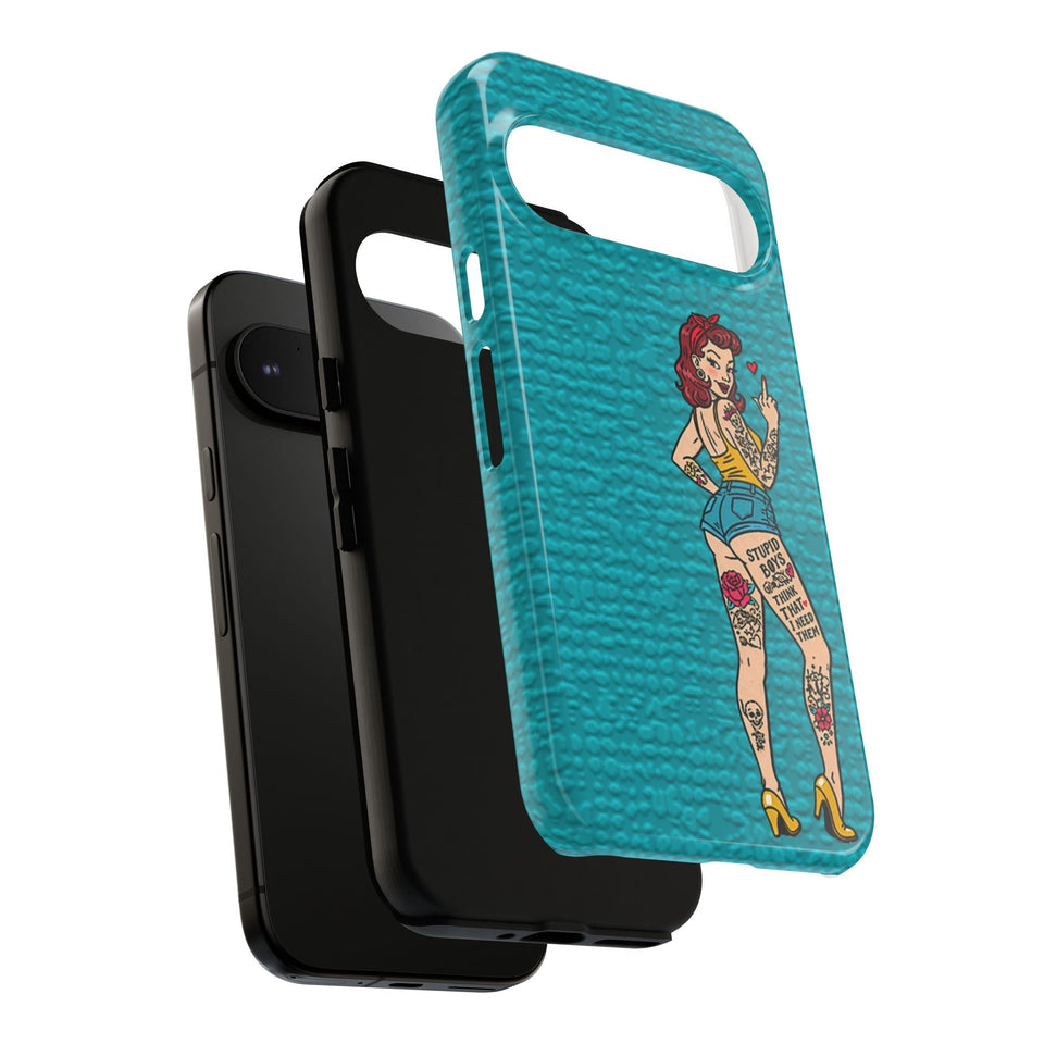 Stupid Boys Tough Phone Case
